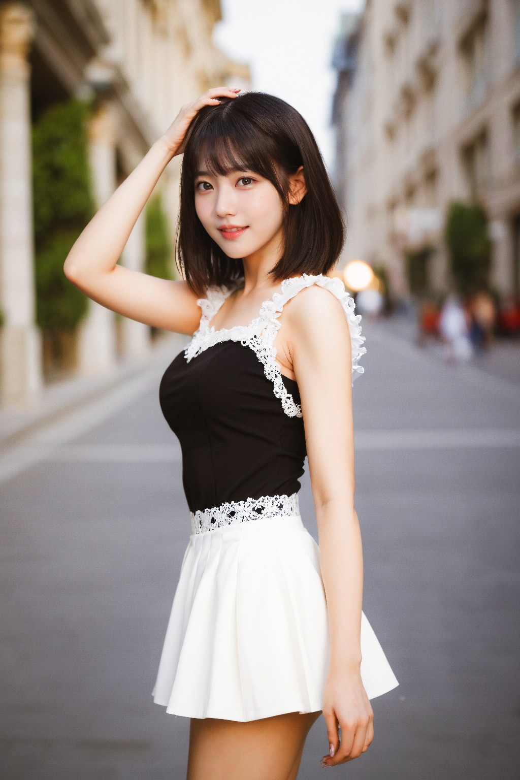 Mini + dress + (Platinum)