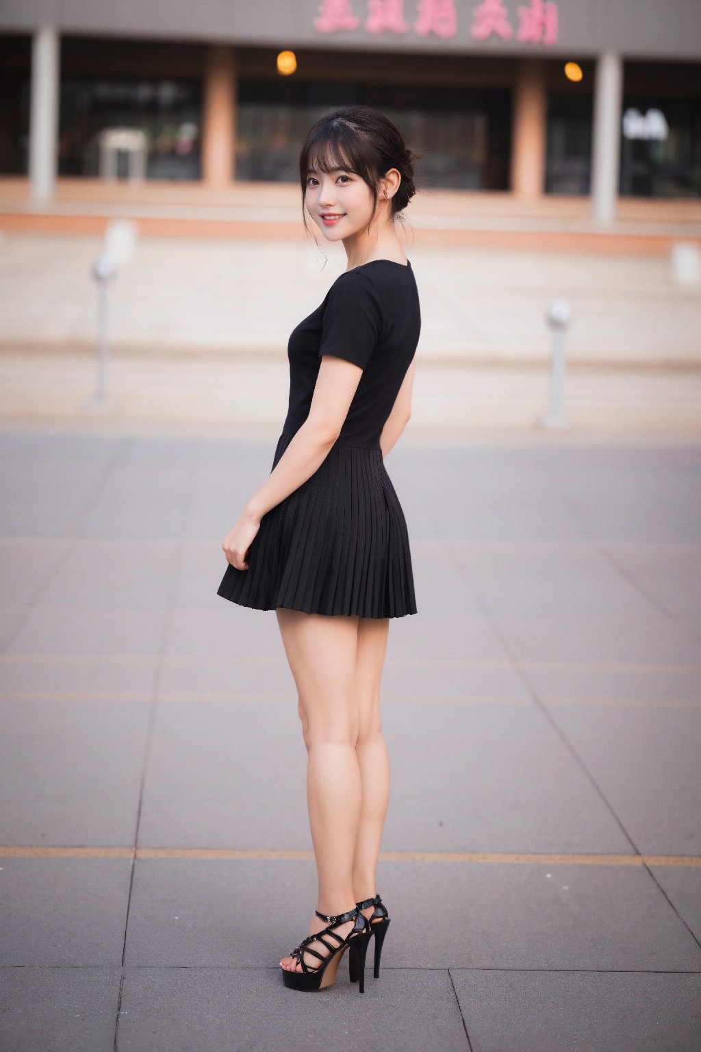 Mini + dress + (Platinum)