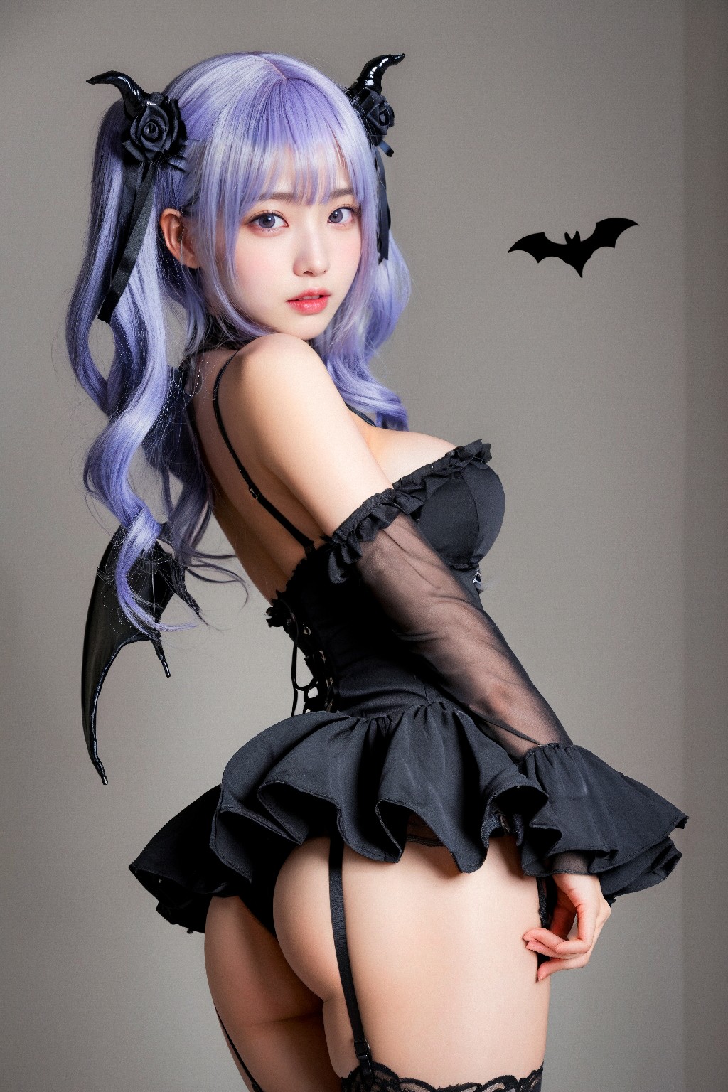Succubus + cosplay + (Platinum)