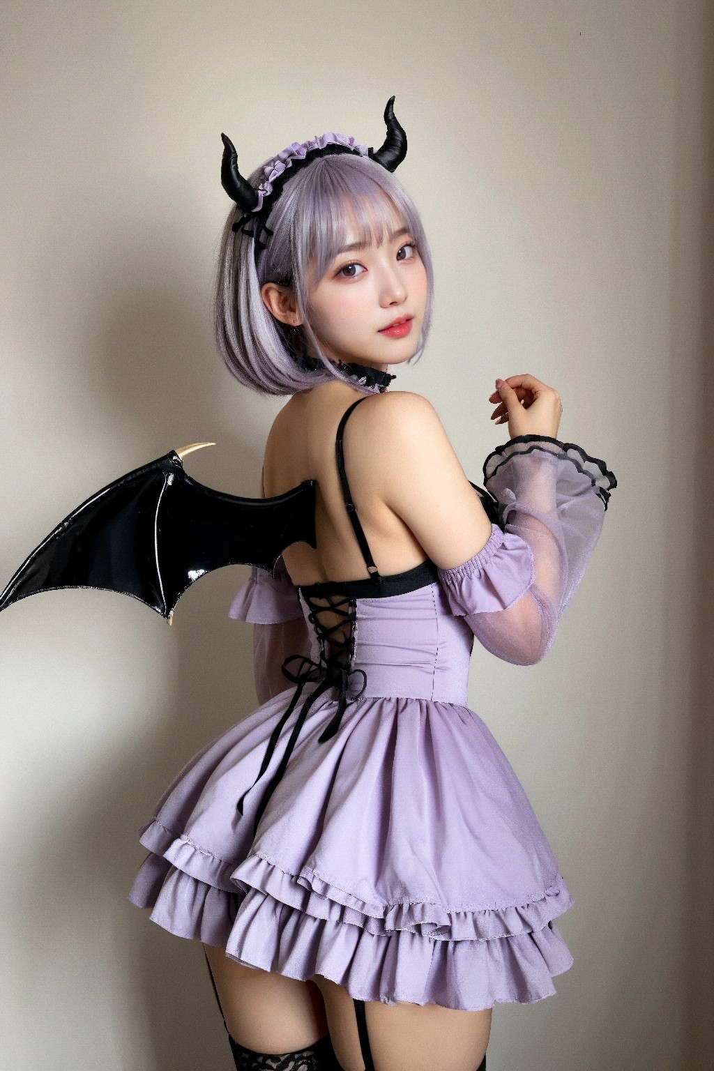 Succubus + cosplay + (Platinum)