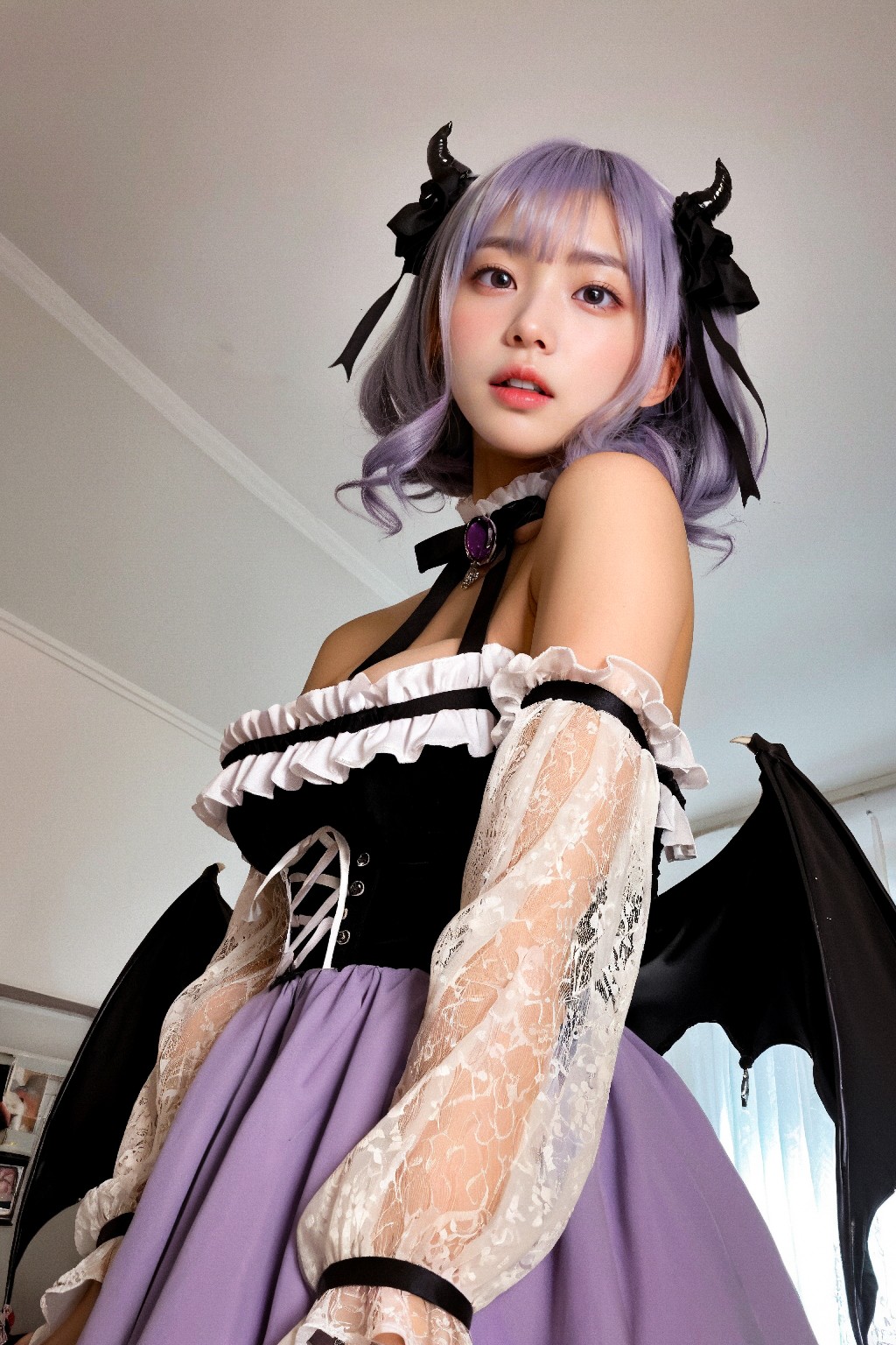 Succubus + cosplay + (Platinum)