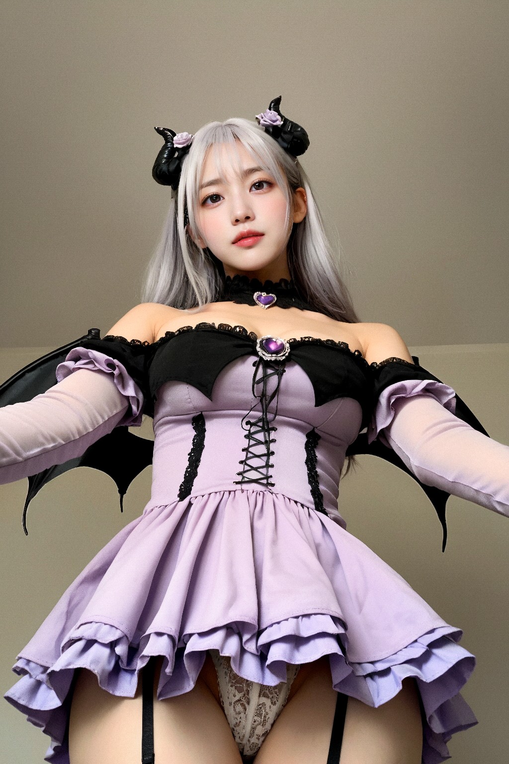 Succubus + cosplay + (Platinum)