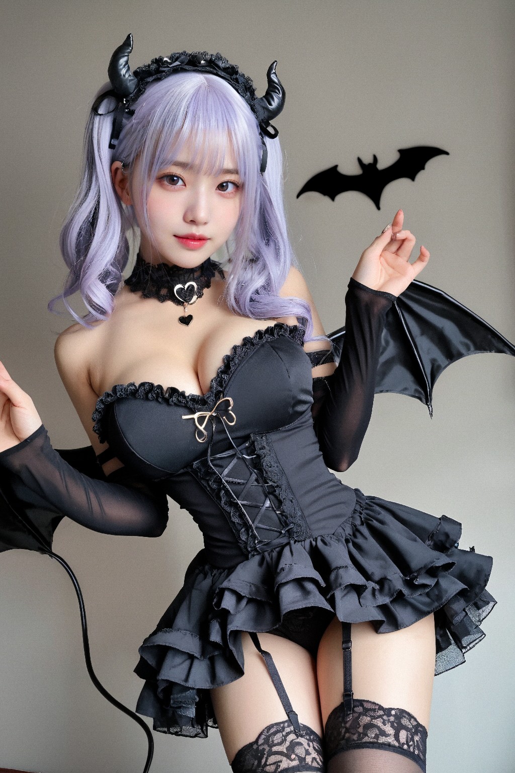 Succubus + cosplay + (Platinum)