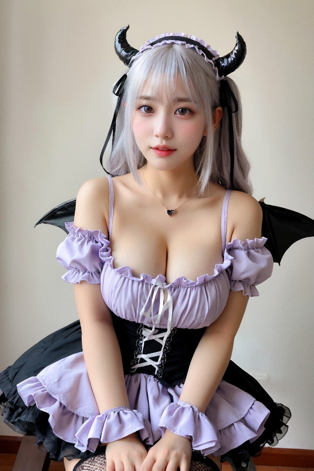 Succubus + cosplay + (Platinum)