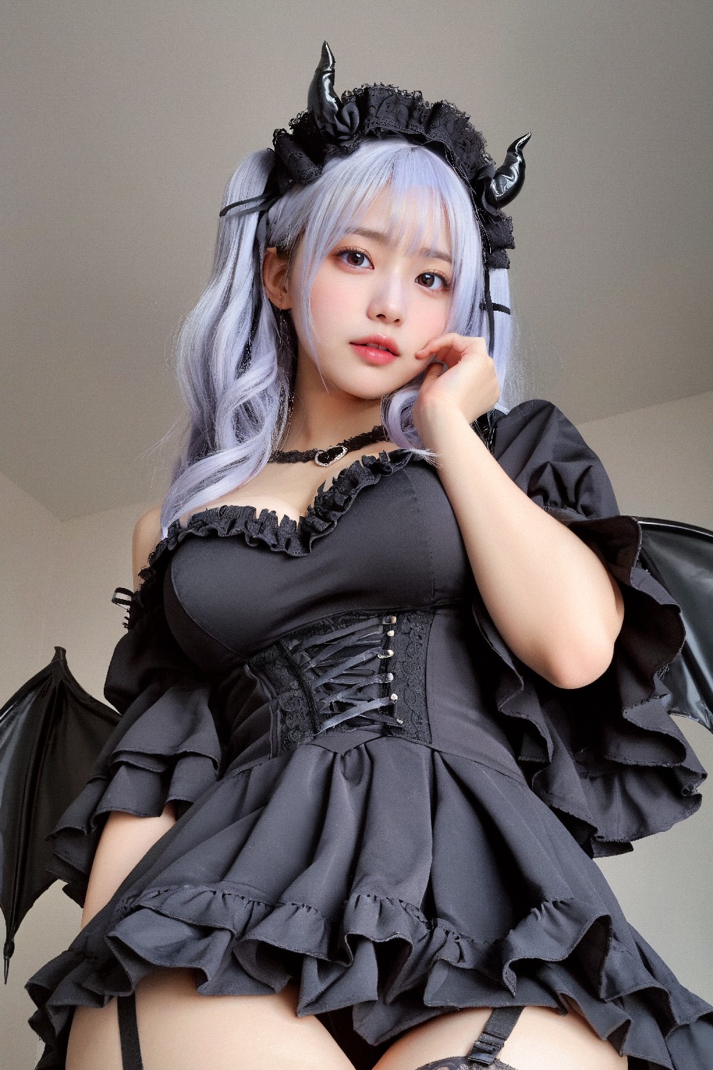 Succubus + cosplay + (Platinum)