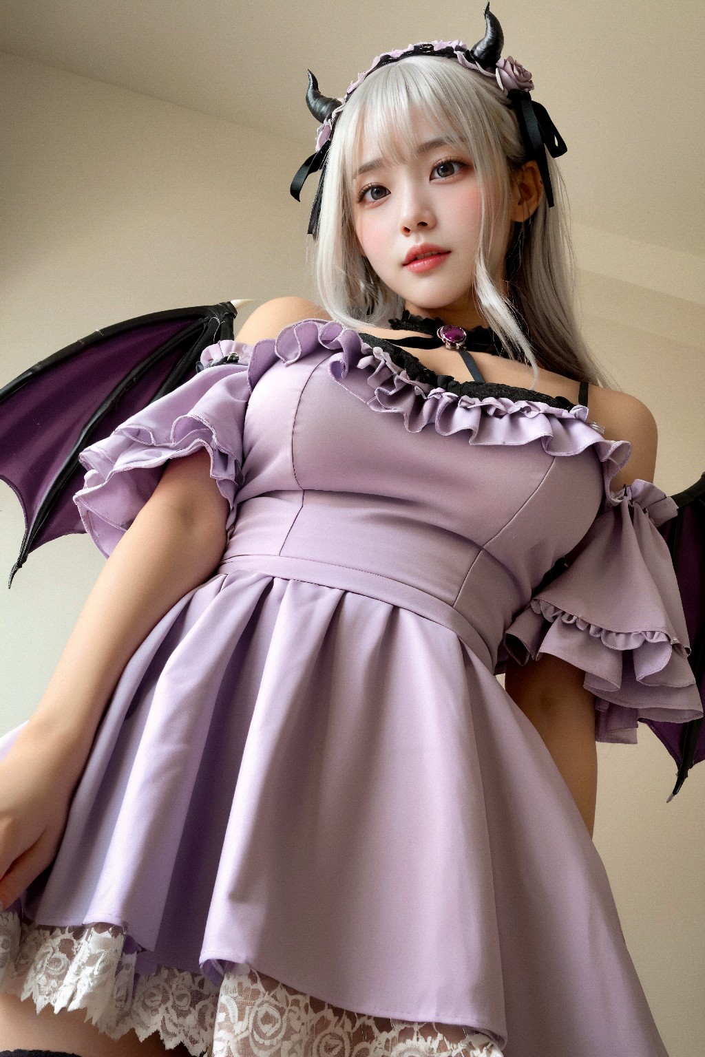Succubus + cosplay + (Platinum)