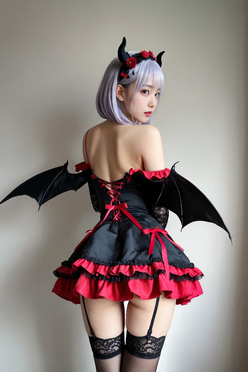 Succubus + cosplay + (Platinum)