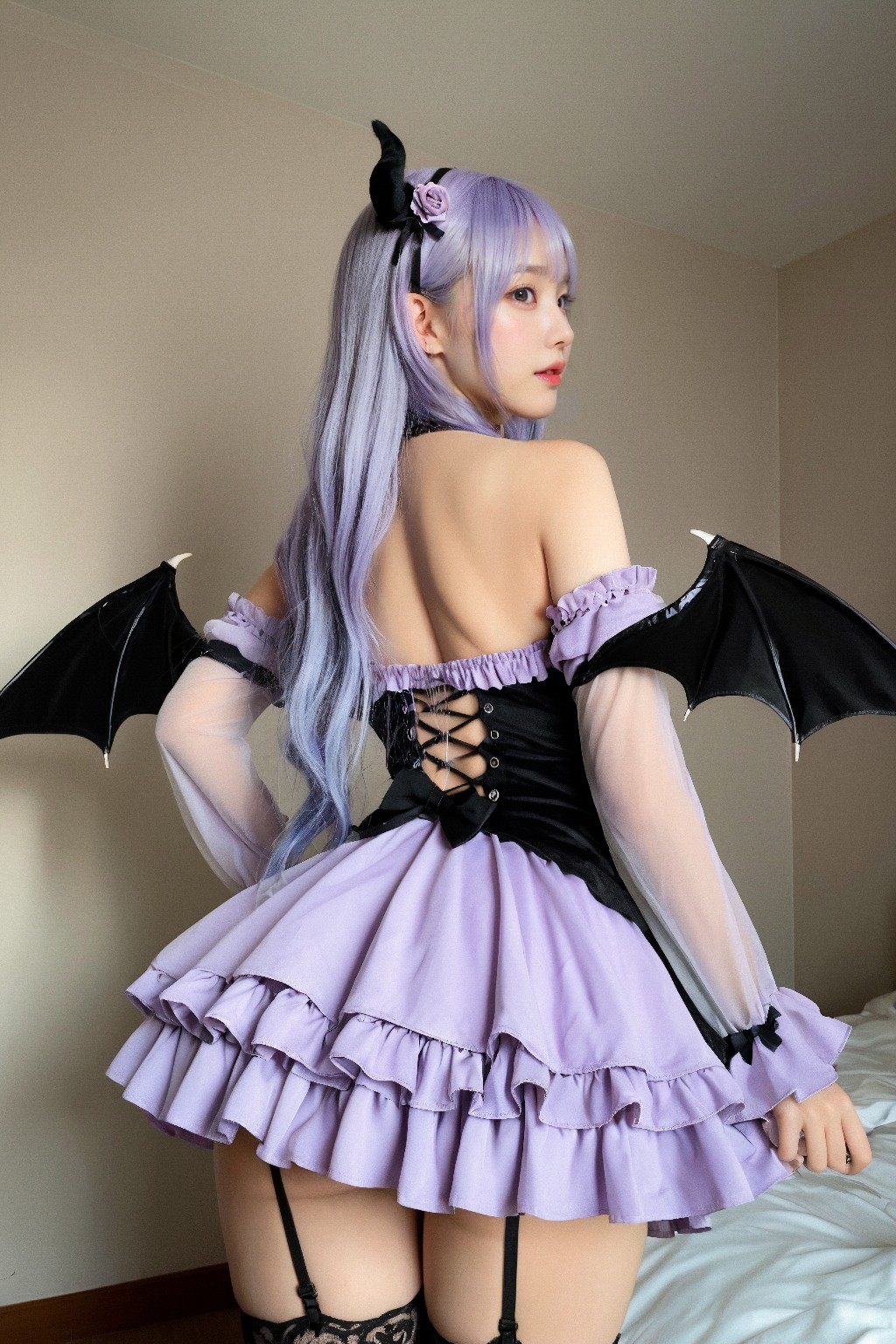 Succubus + cosplay + (Platinum)