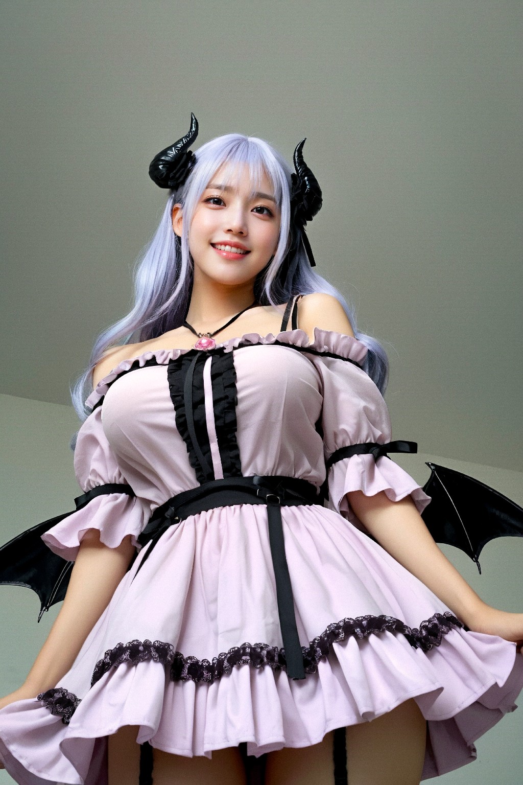Succubus + cosplay + (Platinum)
