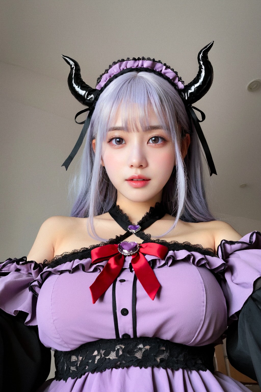Succubus + cosplay + (Platinum)