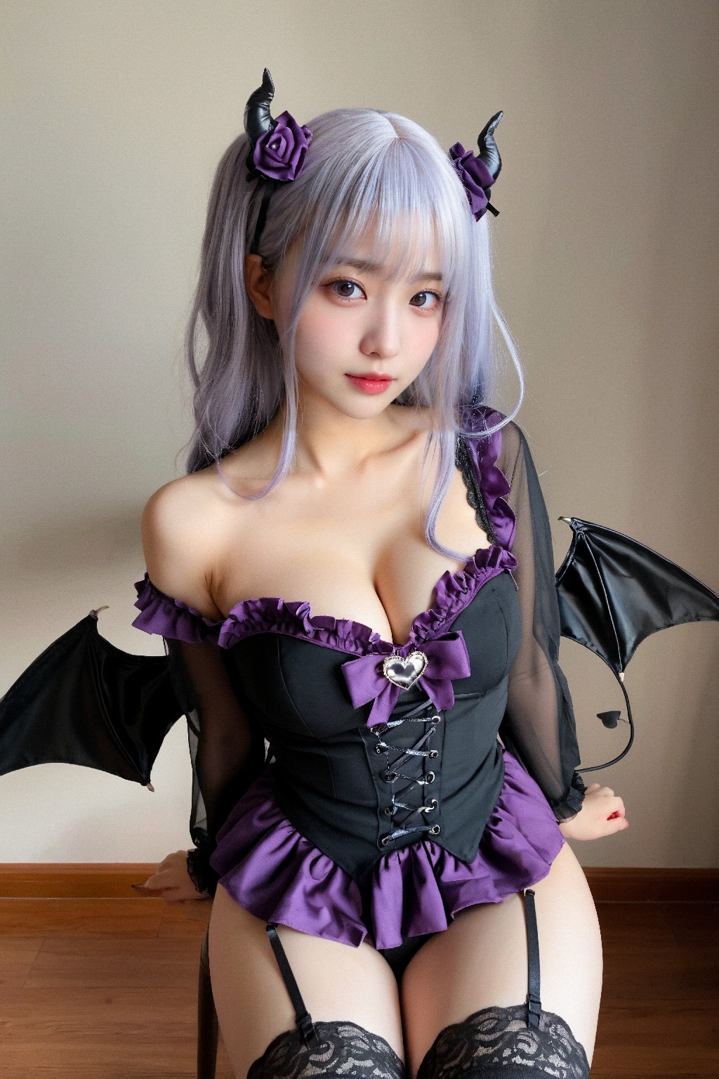 Succubus + cosplay + (Platinum)