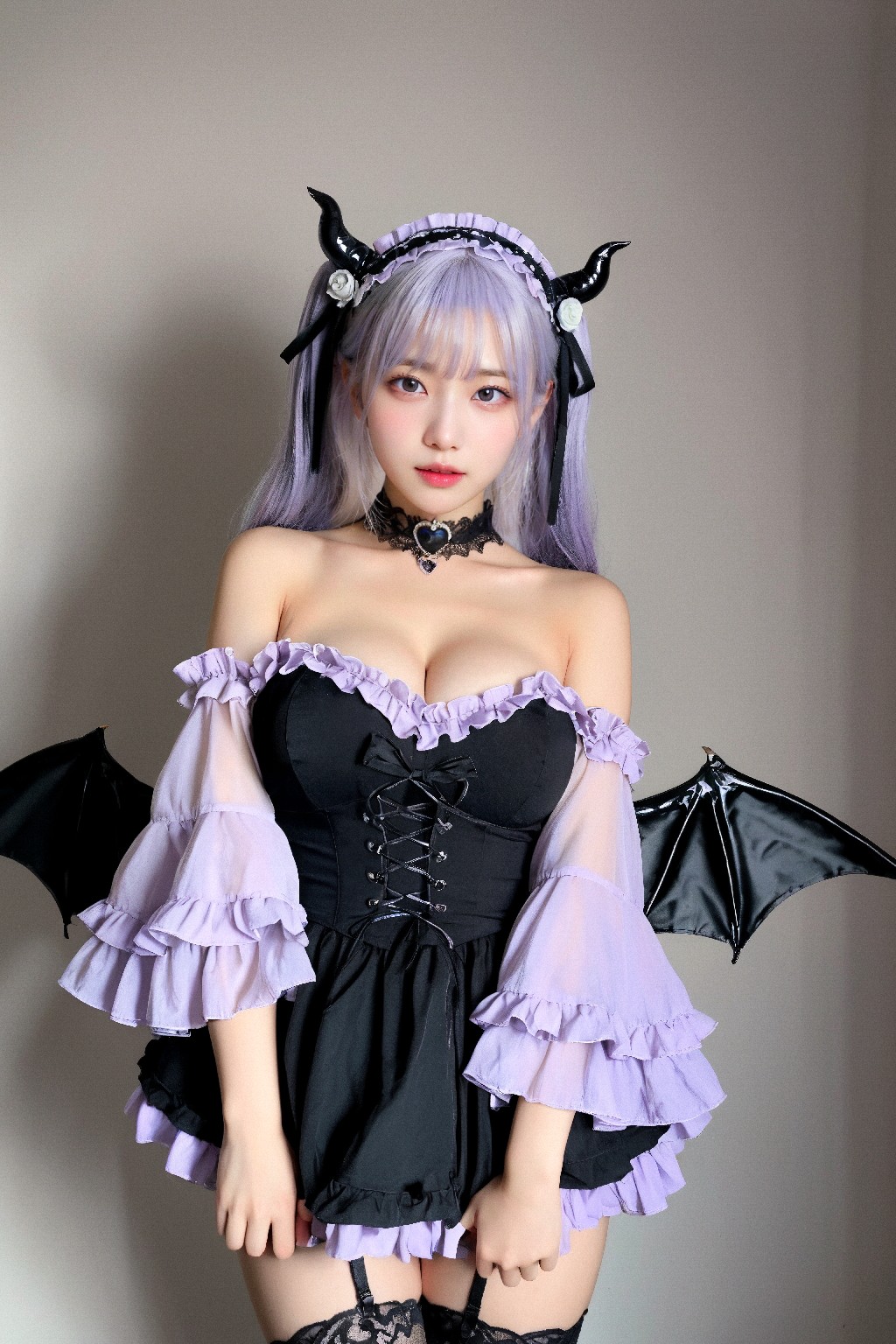Succubus + cosplay + (Platinum)