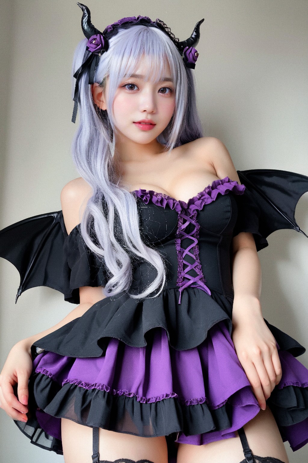 Succubus + cosplay + (Platinum)