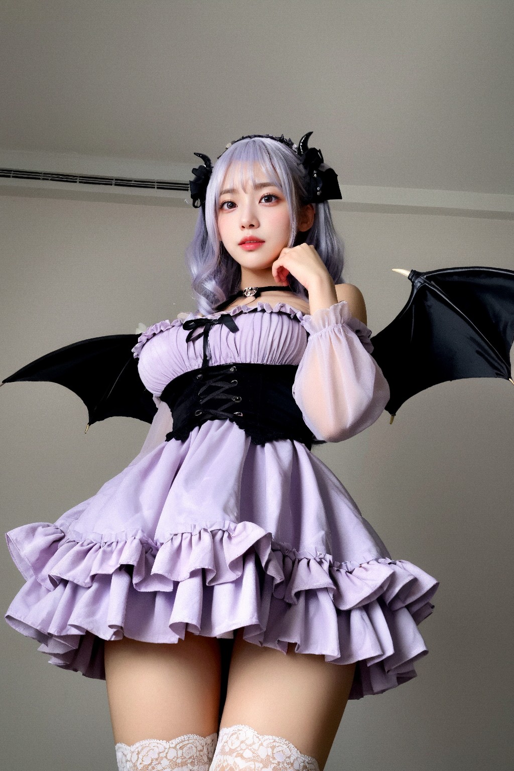 Succubus + cosplay + (Platinum)