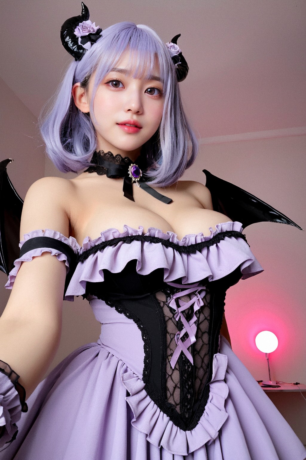 Succubus + cosplay + (Platinum)