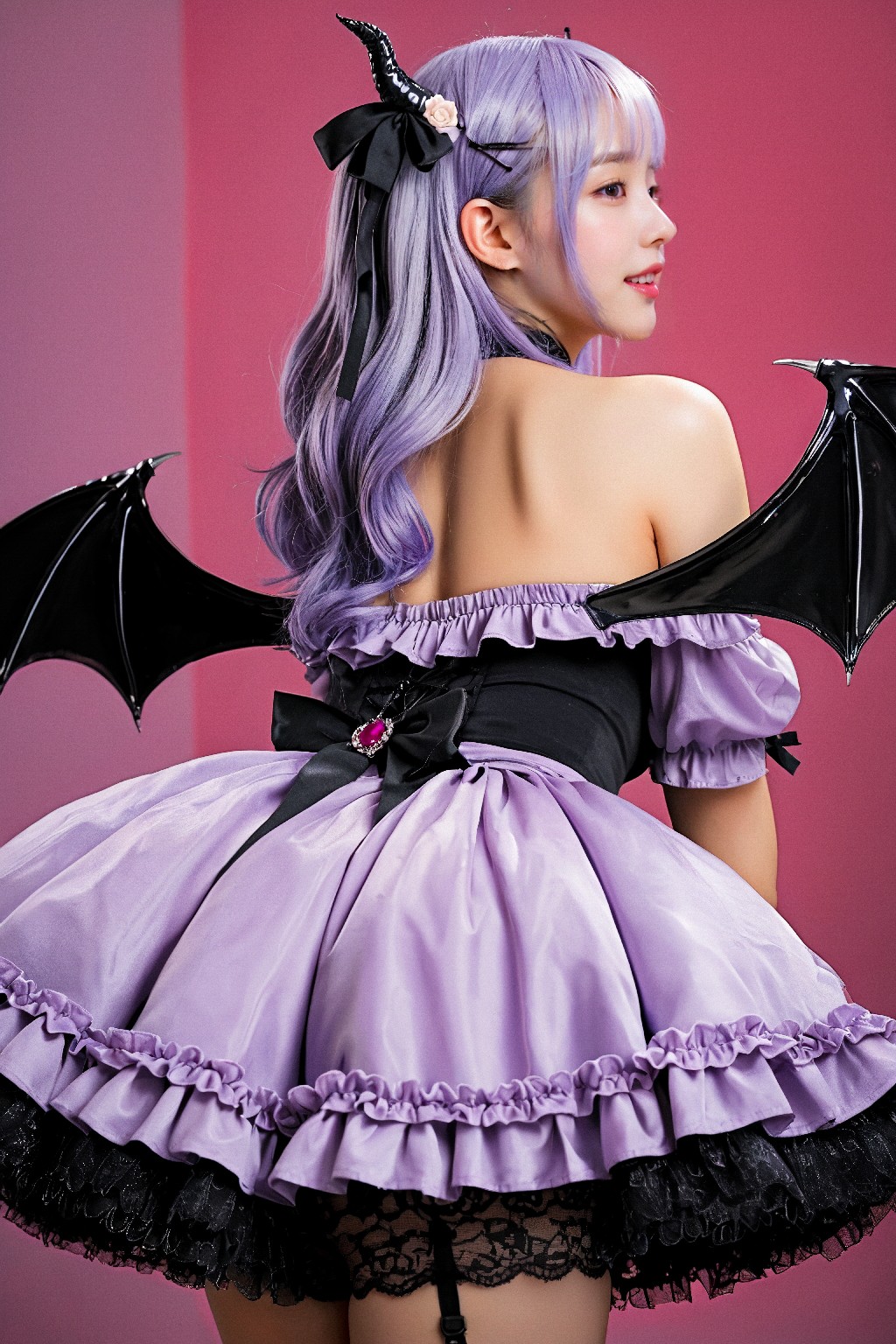 Succubus + cosplay + (Platinum)