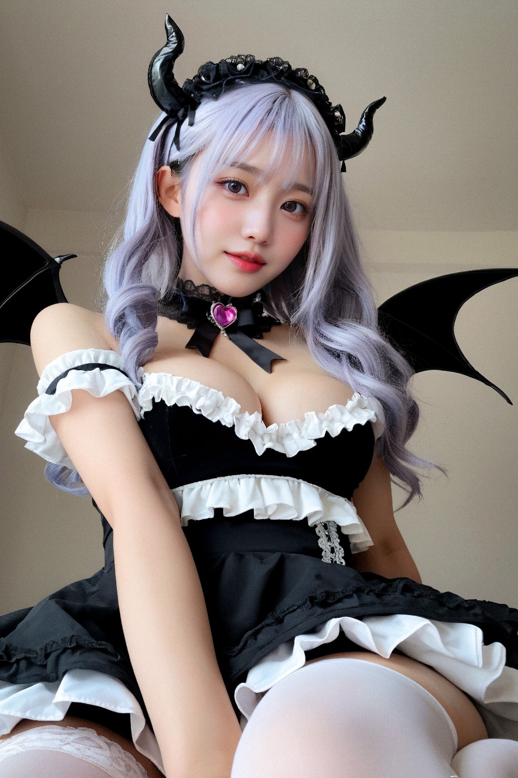Succubus + cosplay + (Platinum)
