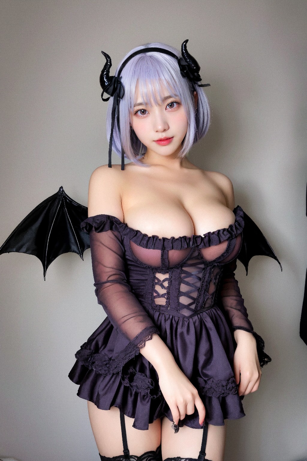 Succubus + cosplay +2 + (Platinum)