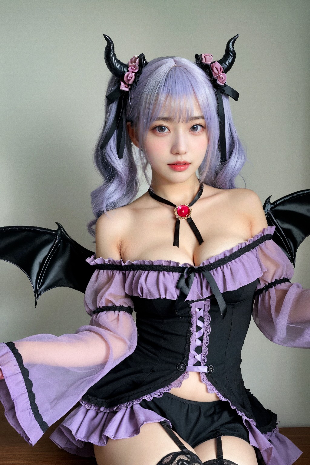 Succubus + cosplay +2 + (Platinum)