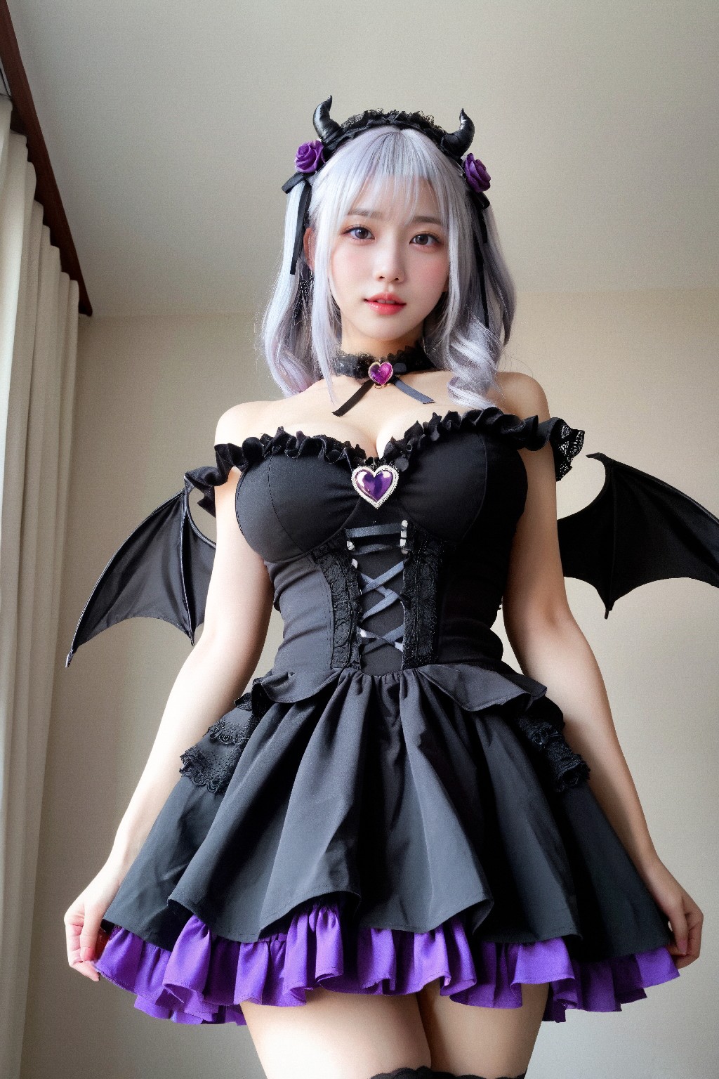 Succubus + cosplay +2 + (Platinum)