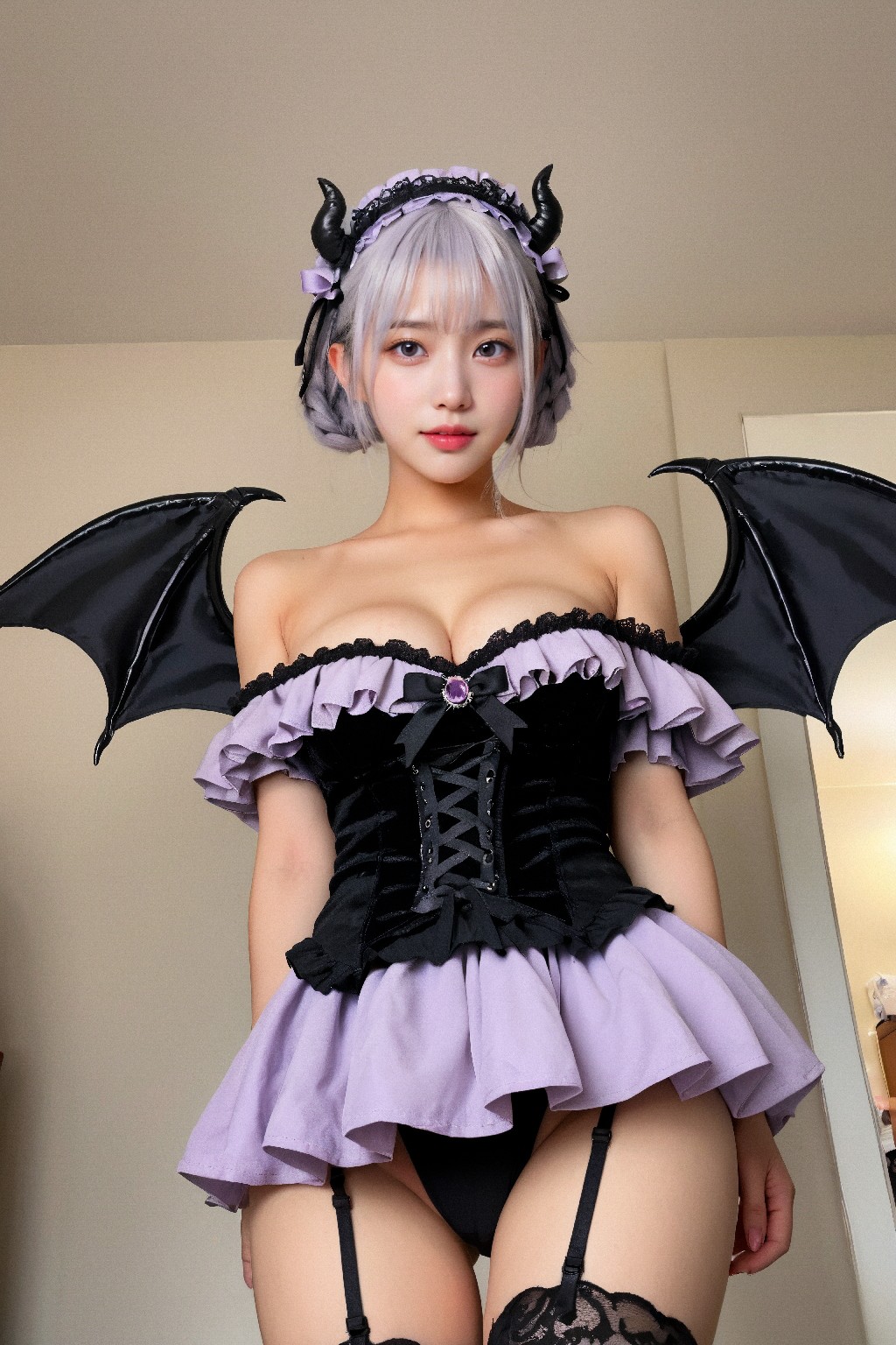 Succubus + cosplay +2 + (Platinum)