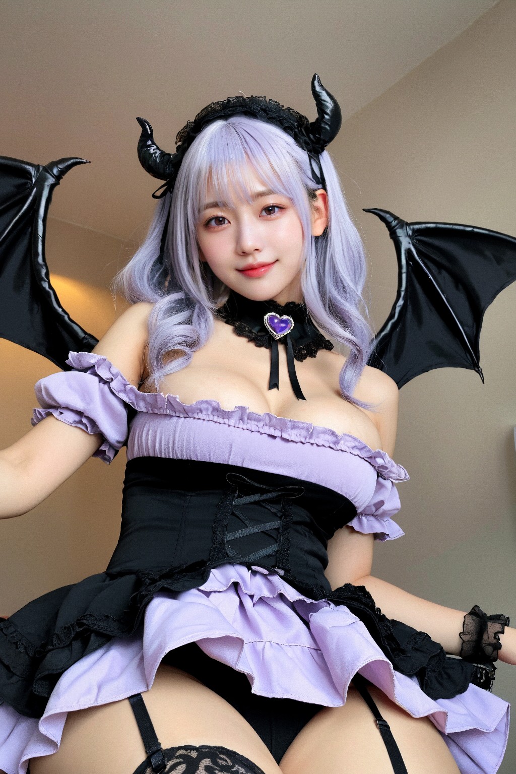 Succubus + cosplay +2 + (Platinum)