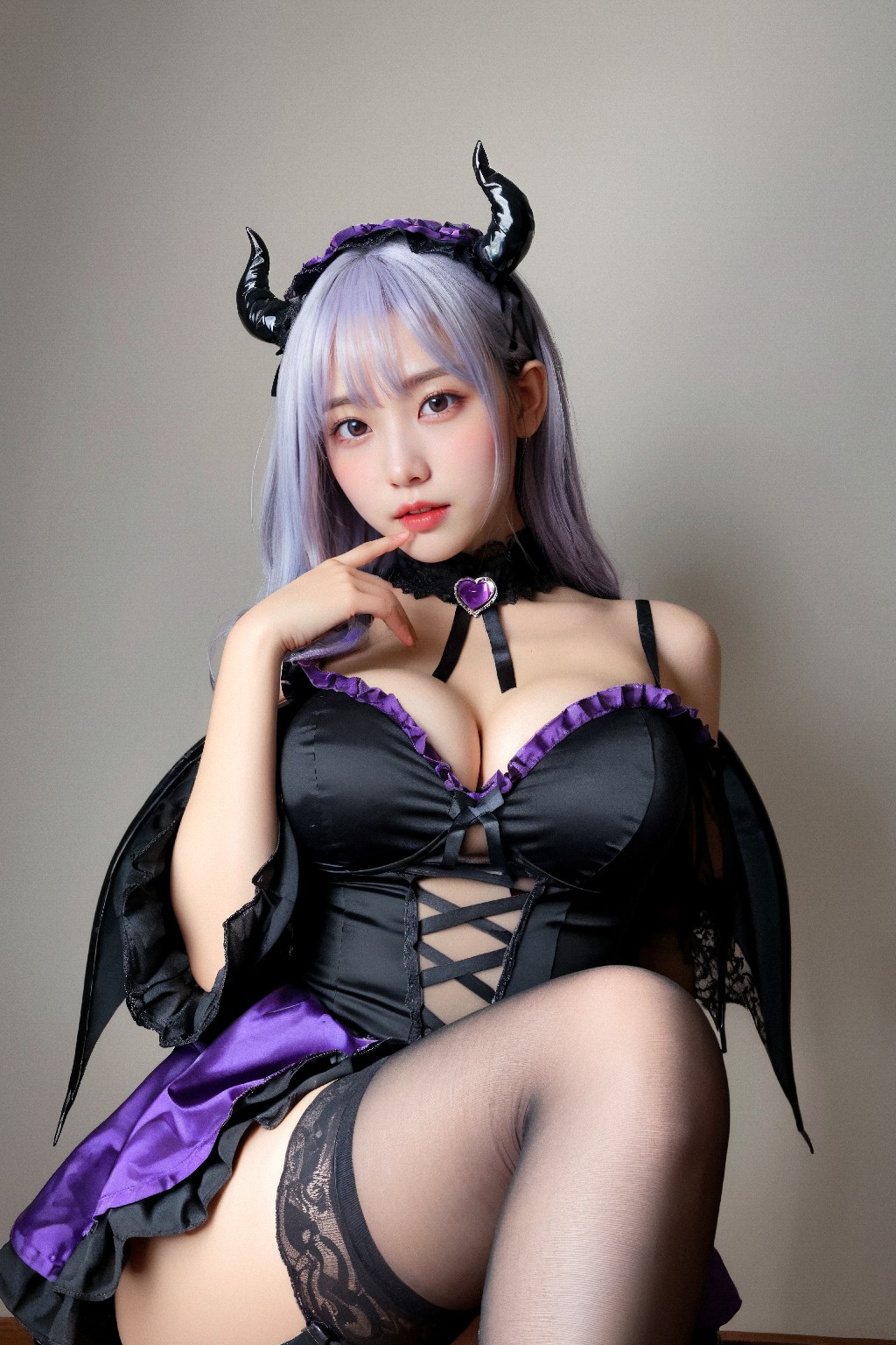 Succubus + cosplay +2 + (Platinum)
