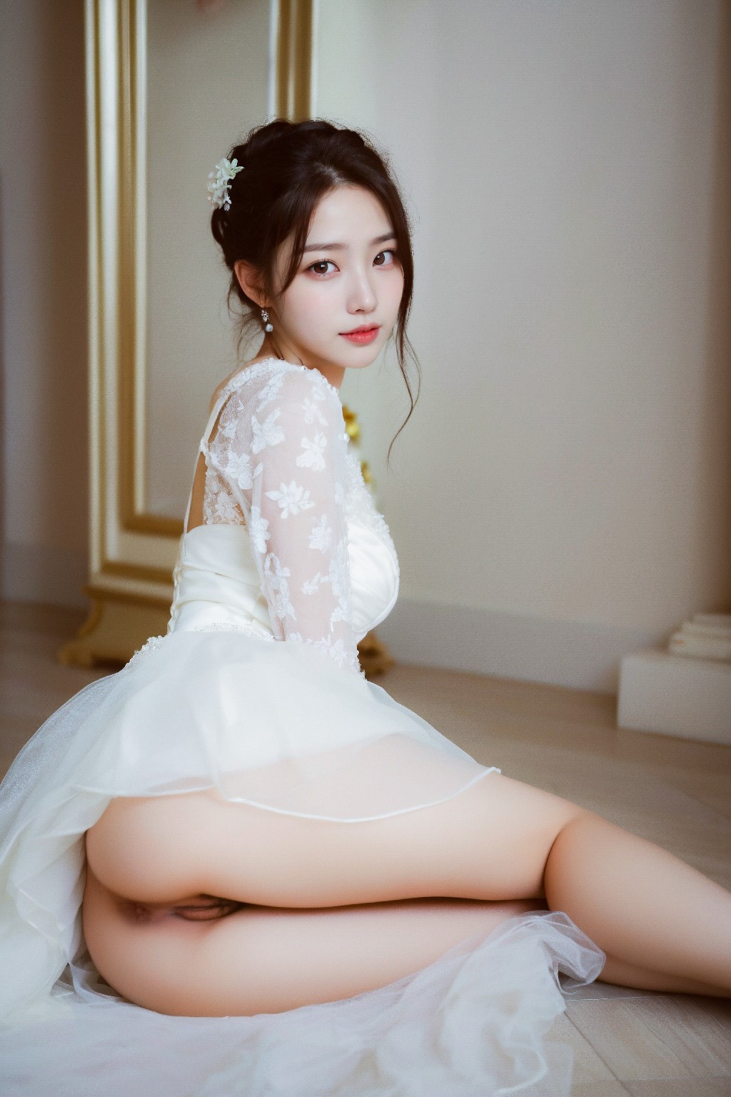 White + wedding + dress +3 + (Platinum)