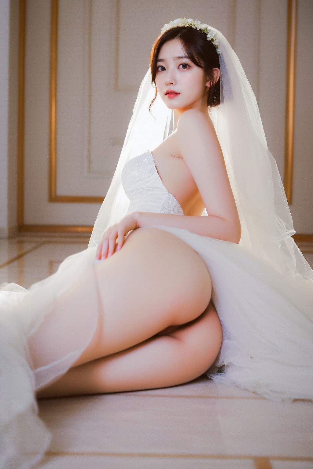 White + wedding + dress +3 + (Platinum)