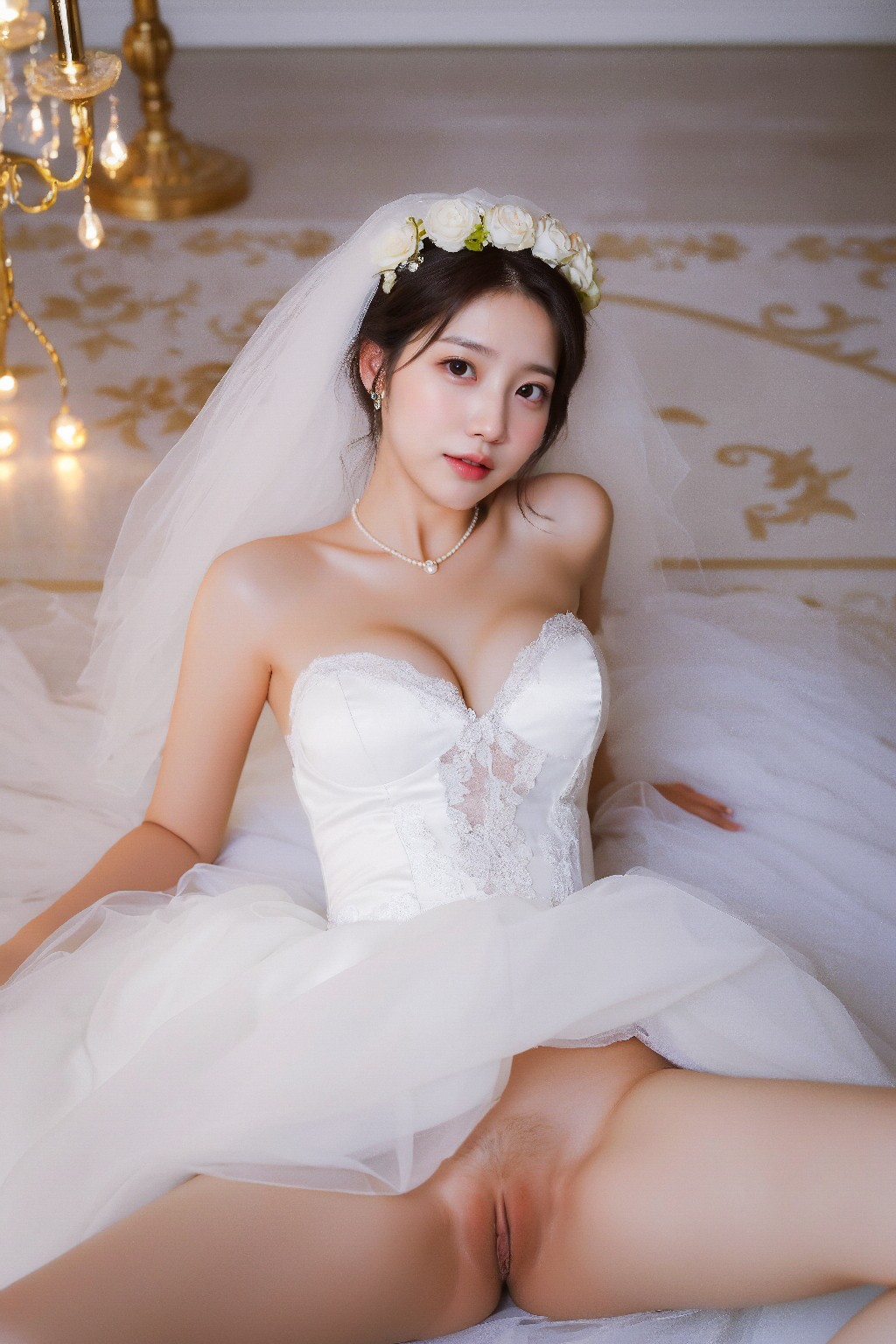 White + wedding + dress +3 + (Platinum)
