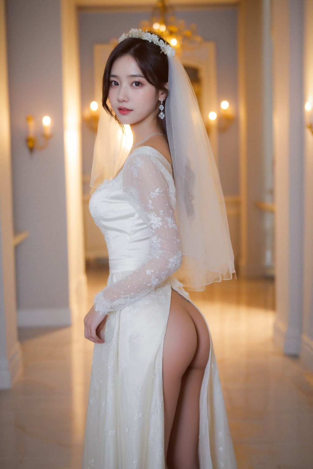 White + wedding + dress +3 + (Platinum)