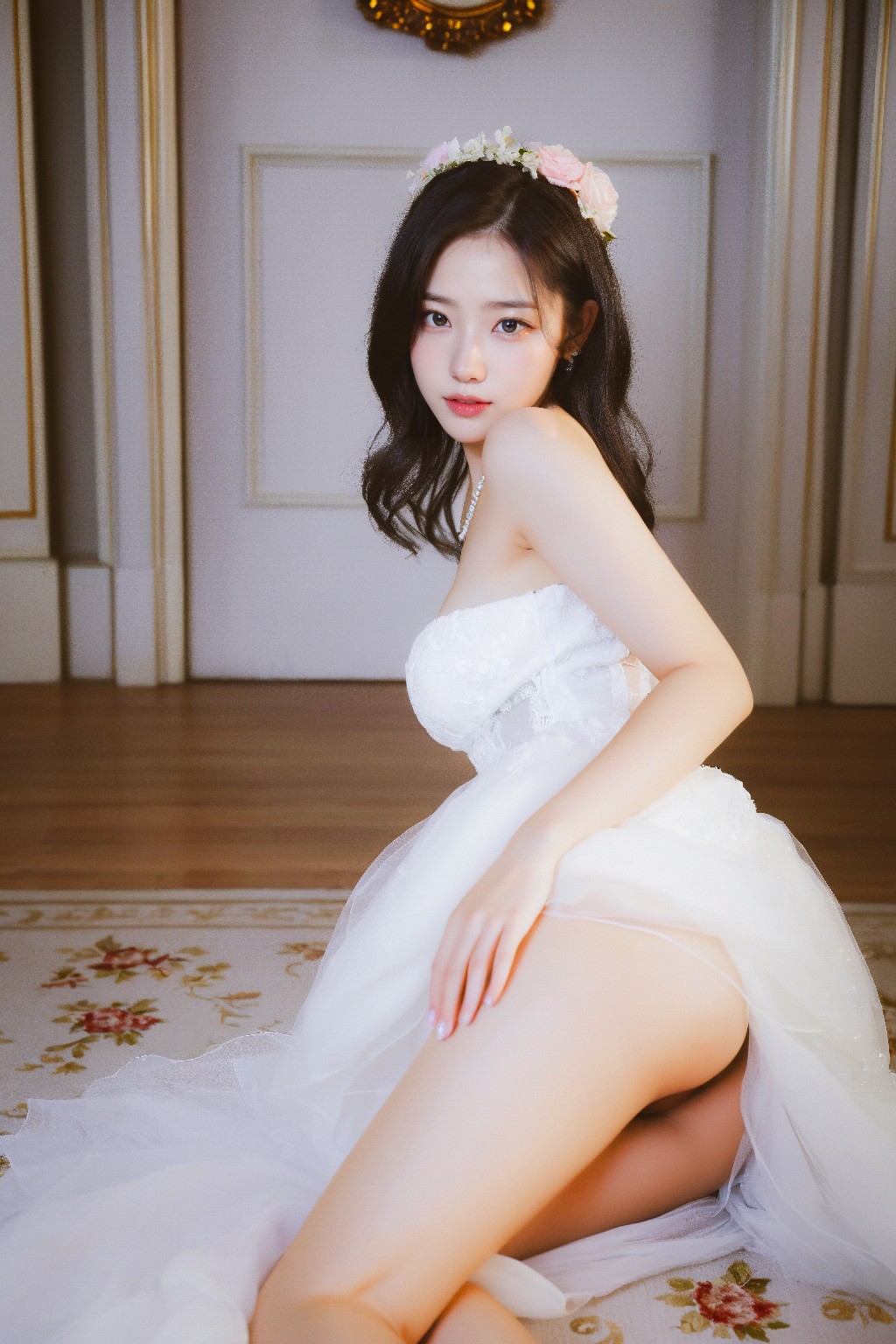 White + wedding + dress +3 + (Platinum)