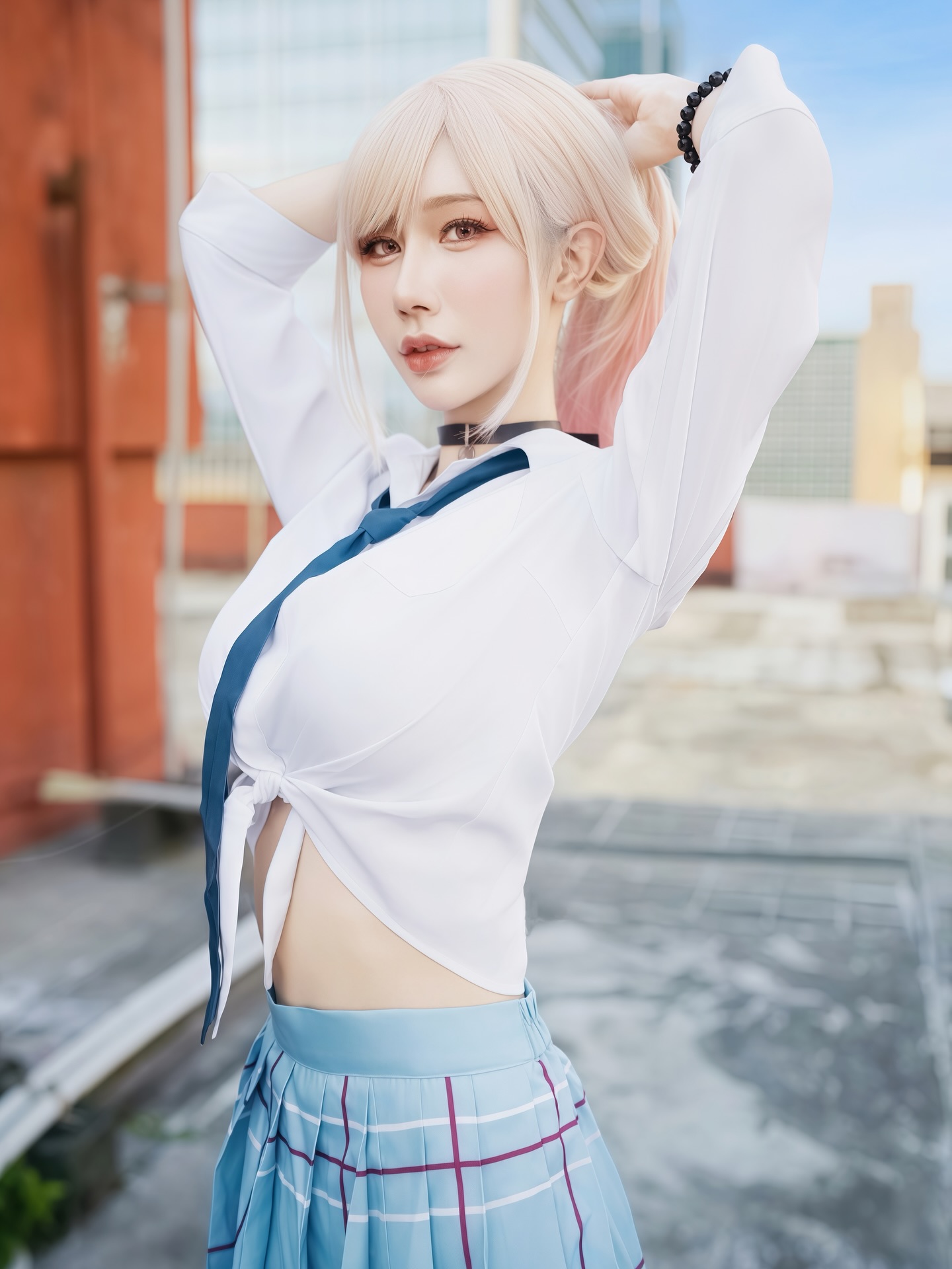 甜美女神初次挑戰Cosplay　化身「喜多川海夢」展現制服魅力