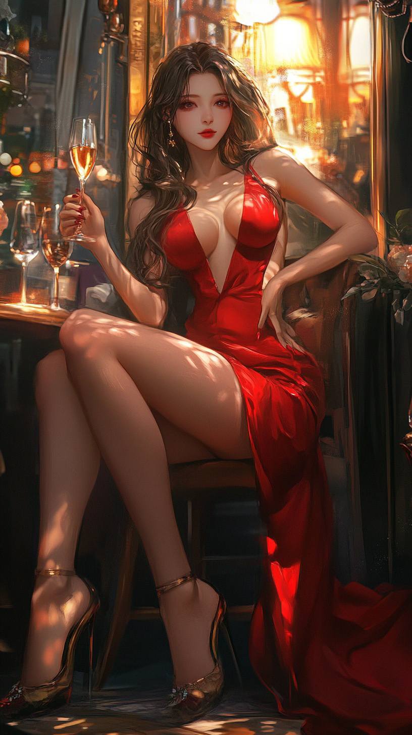 Girl's body is hot