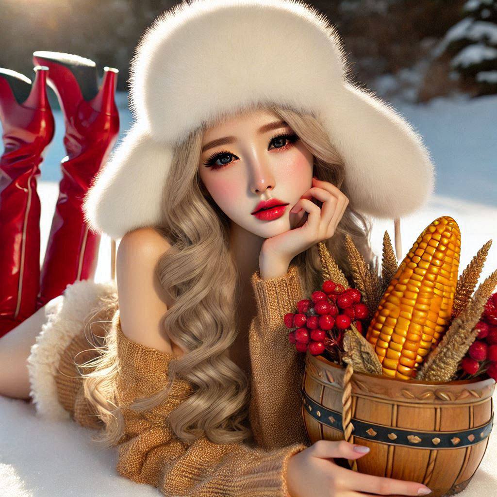 Beauties out in the snow.