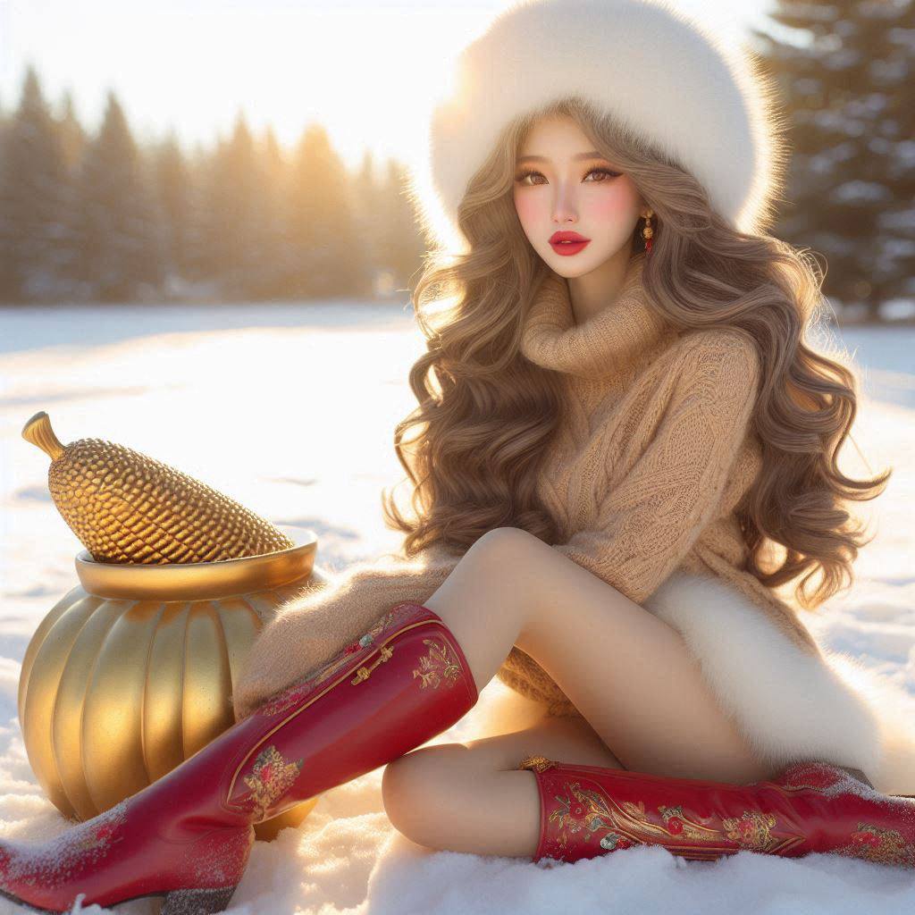 Beauties out in the snow.
