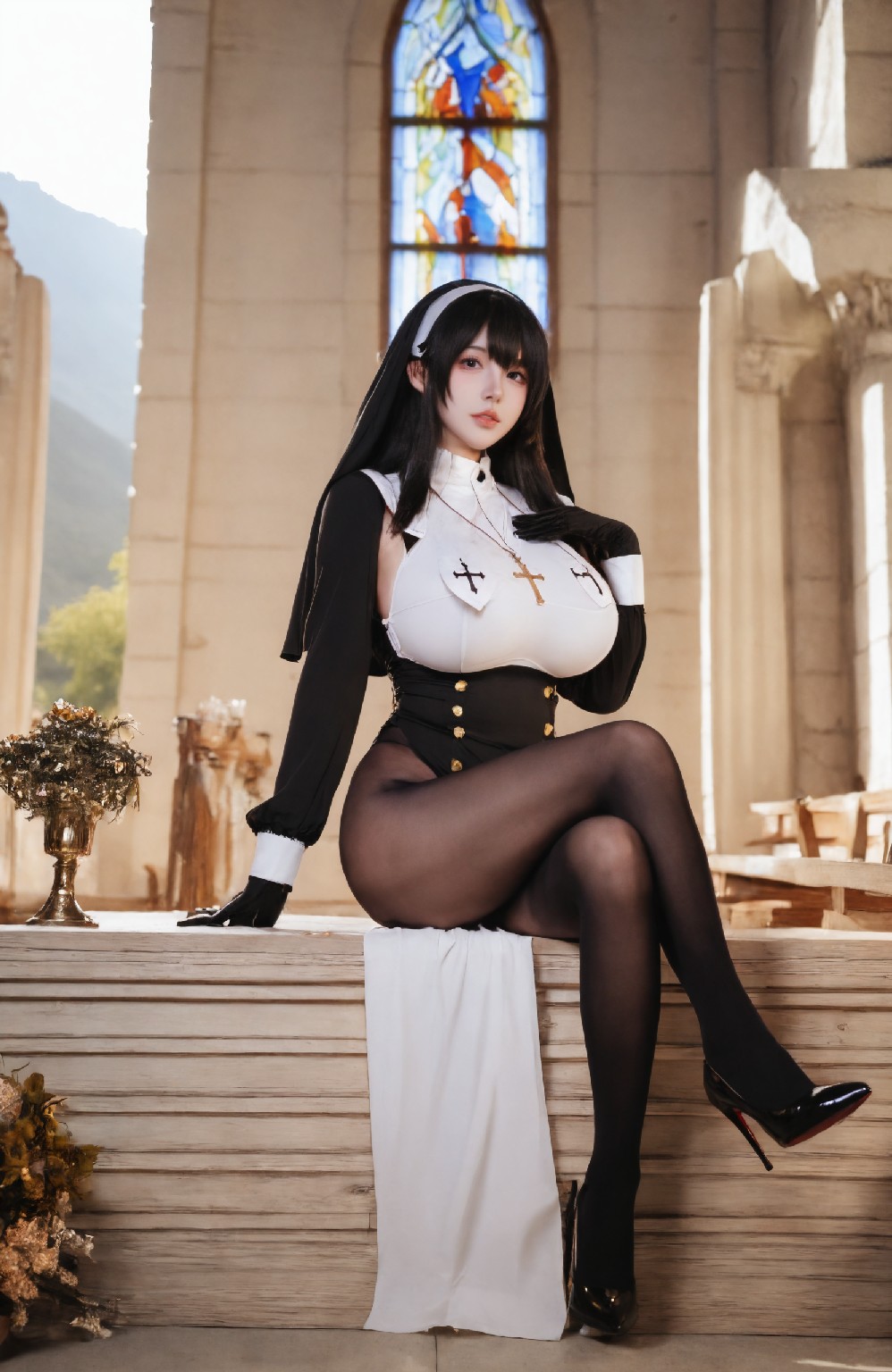 Sexy nun