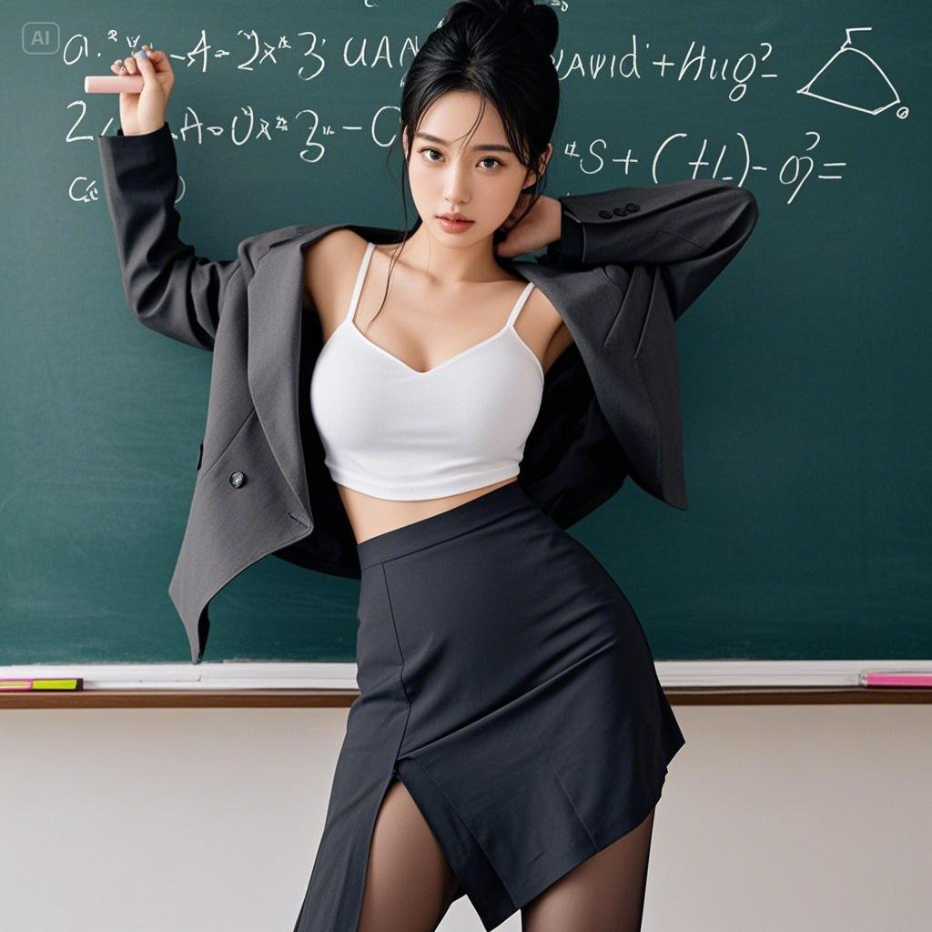 The female teacher must listen to what she says.