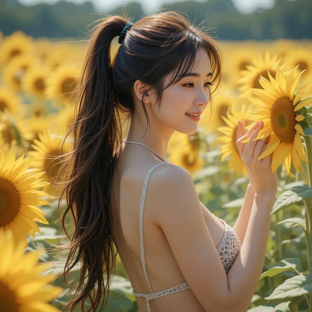 Sunflower and Sister