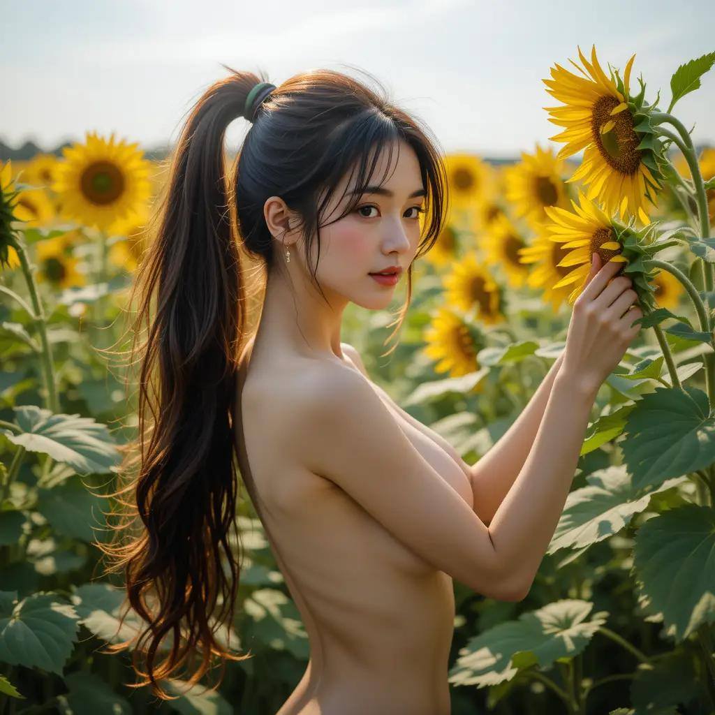 Sunflower and Sister