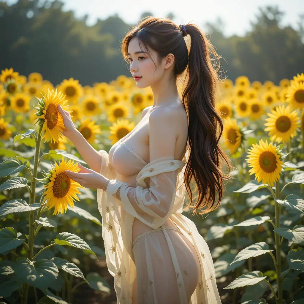 Sunflower and Sister