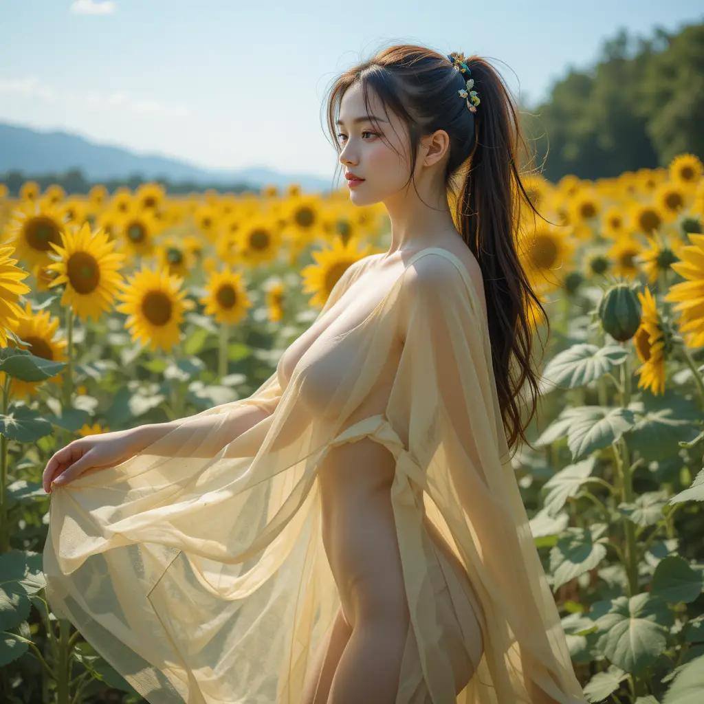 Sunflower and Sister
