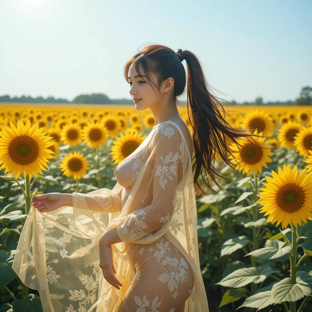 Sunflower and Sister