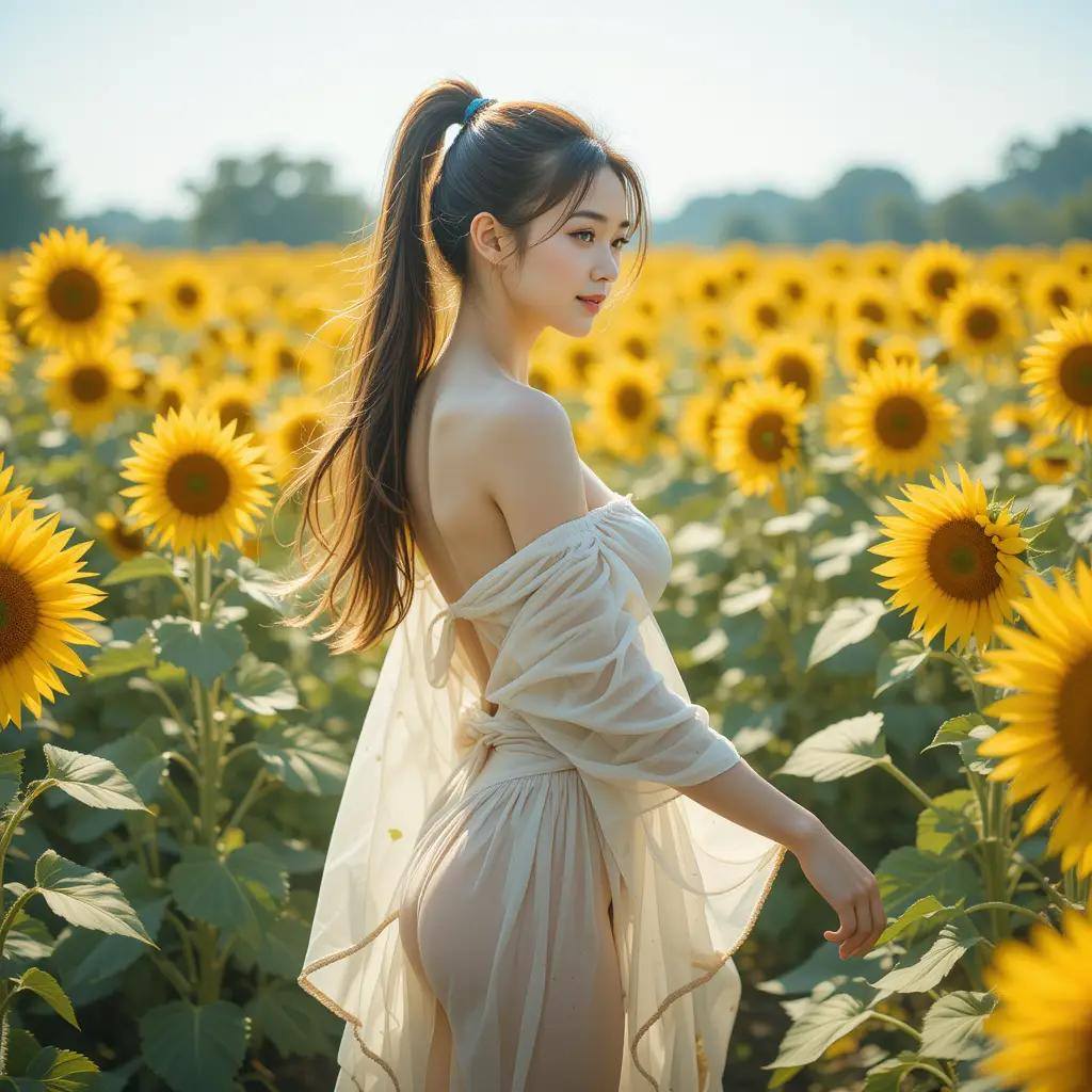 Sunflower and Sister