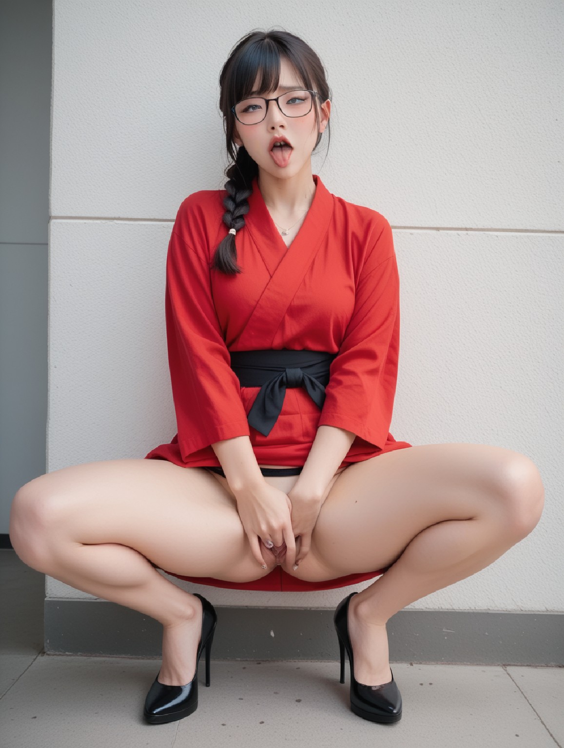 AIart_glasses + - + red + kimono + - + Patreon