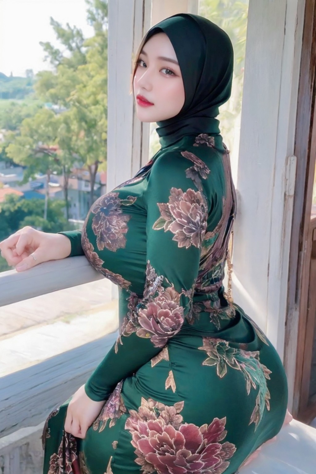 Hijab cheongsam