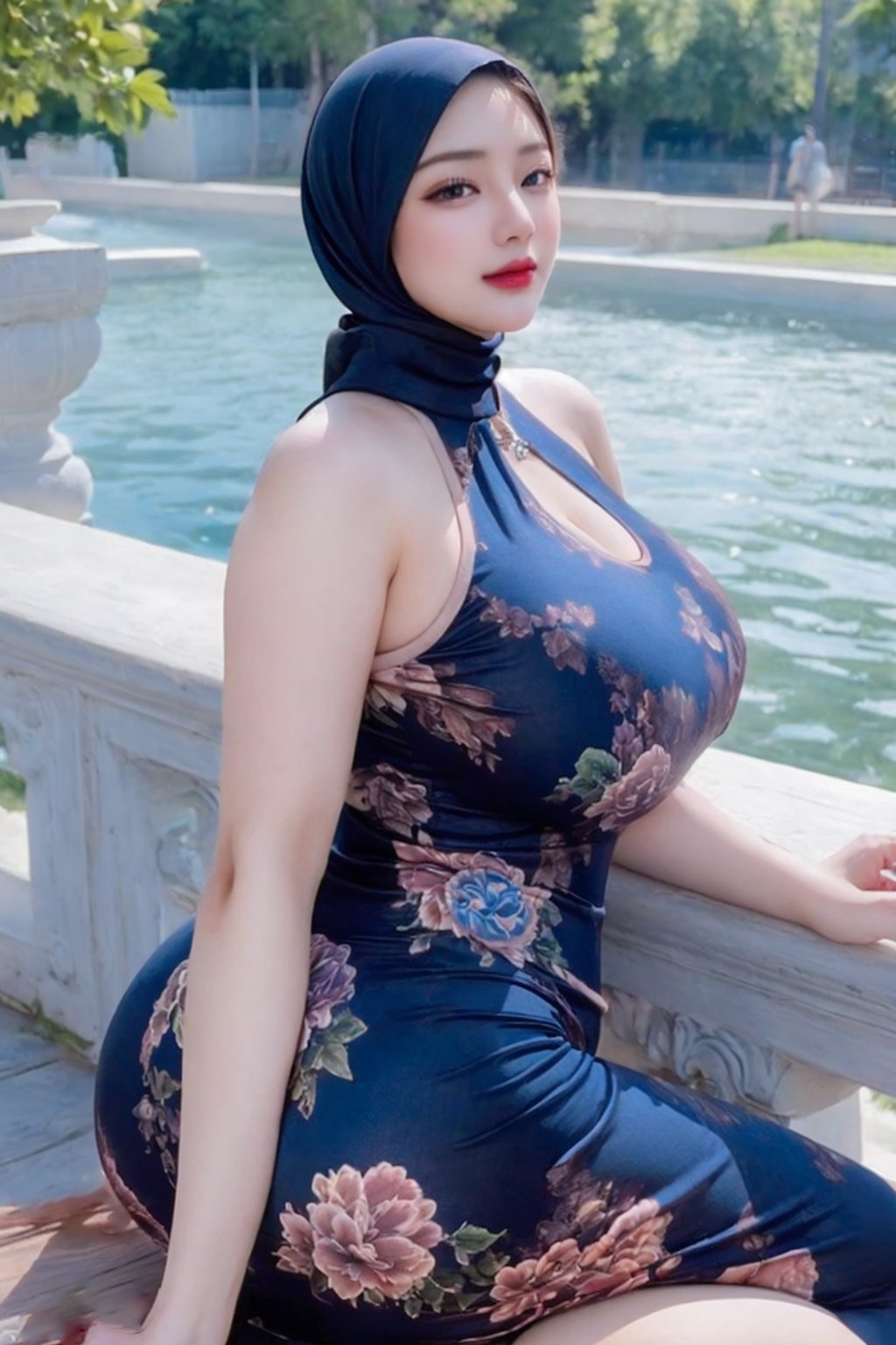 Hijab cheongsam