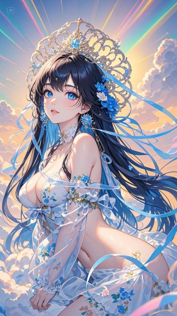 Ribbon Girl - Clouds - Deep Sea - Great Wall