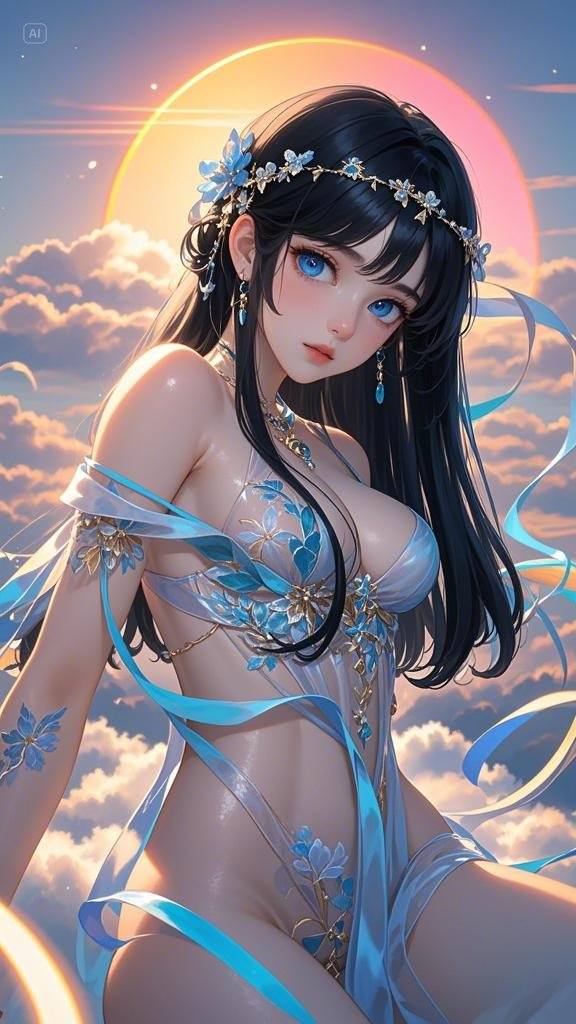 Ribbon Girl - Clouds - Deep Sea - Great Wall