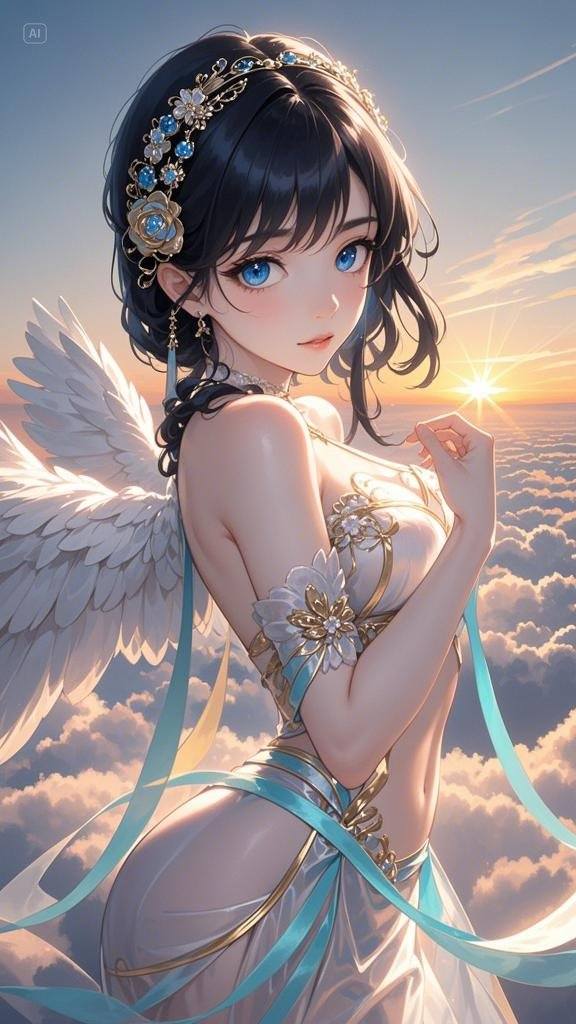 Ribbon Girl - Clouds - Deep Sea - Great Wall